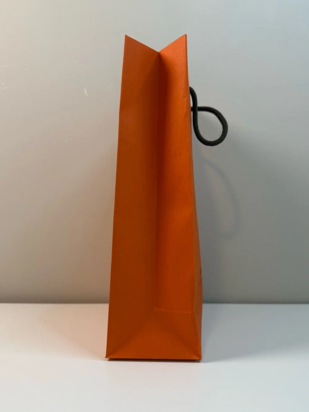 Hermès Orange Shopping Gift Bag Ribbon Luxury Boutique Packaging Set